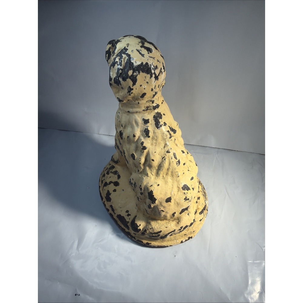 Antique Hubley Cast Iron Seated Pointer Dog Paperweight Figurine Doorstop 6" - Picture 2 of 16